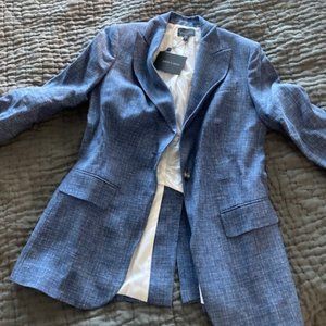 Beautiful Judith & Charles blue, chambray/linen blazer